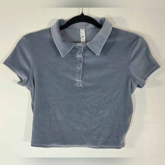 ALO YOGA VELOUR CHOICE POLO. - Picture 1 of 4